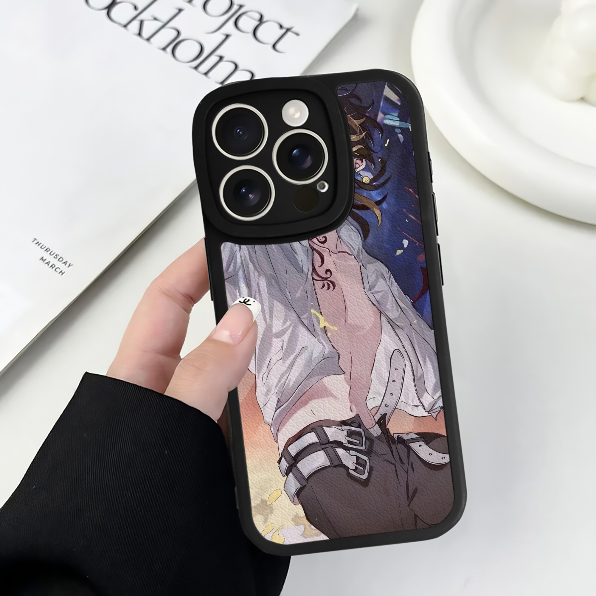 （画像用） 東京リベンジャーズ Tokyo Revengers 【iPhone 16シリーズ対応】シリコンスマホケース（レザー調） 材質：シリコン